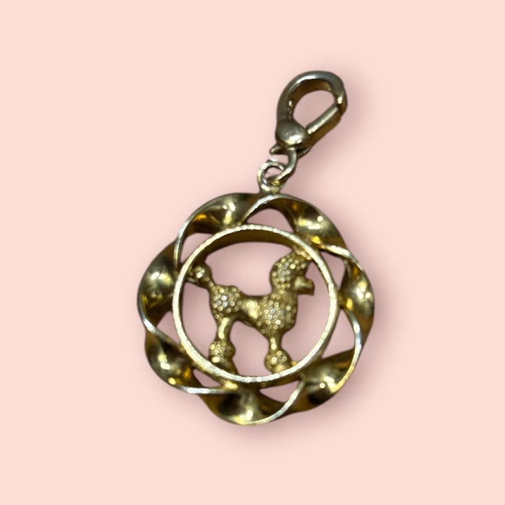 RARE Juicy Couture Poodle Wheel Charm y2k vintage